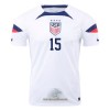 Officiële Voetbalshirt USA RAPINOE 15 Thuis WK 2022 - Heren